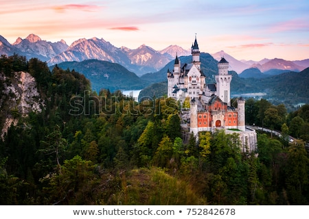 ストックフォト: Tower Of Neuschwanstein Castle In Bavaria