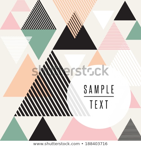 ストックフォト: Vector Mosaic Infographic Template - Pastel Colors