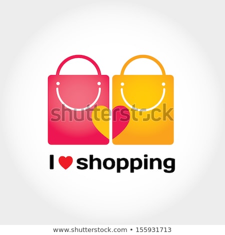 Stockfoto: Shopping Sign Square Vector Blue Icon Design Set 2