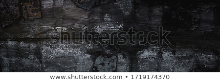 Foto stock: Black And White Texture Of Wooden Planks