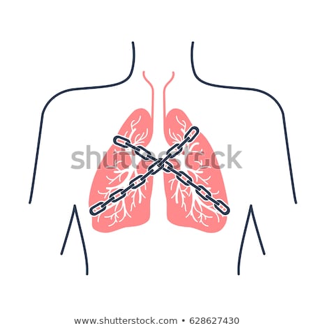 Stockfoto: Icon Chain Bound Asthma