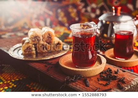 Stockfoto: Turkish Tea In A Traditional Cups