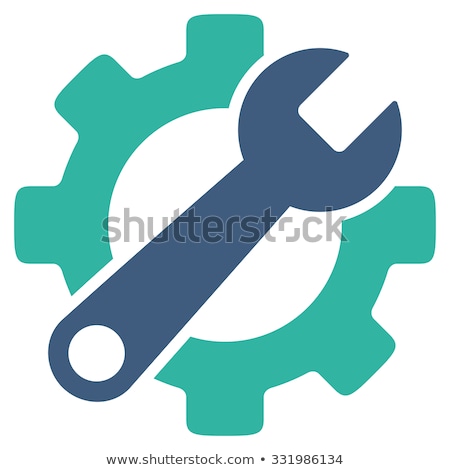 Foto stock: Adjustable Wrench Working Tool