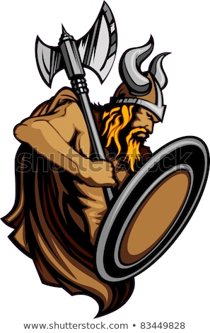 Viking Warrior Sports Mascot Stock fotó © ChromaCo