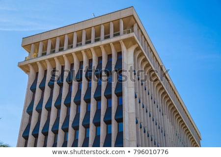 Stok fotoğraf: Apartment Building From The Seventies