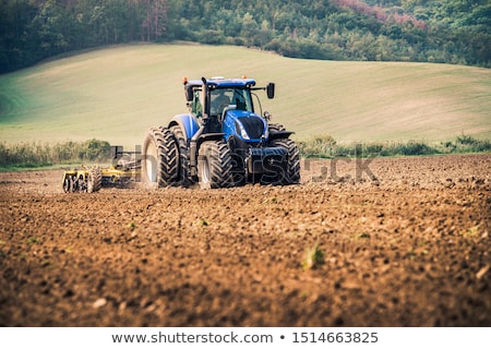 Zdjęcia stock: Yellow Modern Tractor