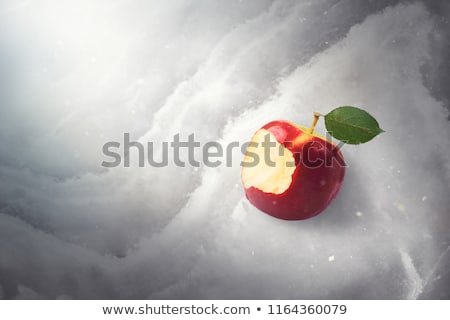 Foto stock: Frozen Fairy With Apple