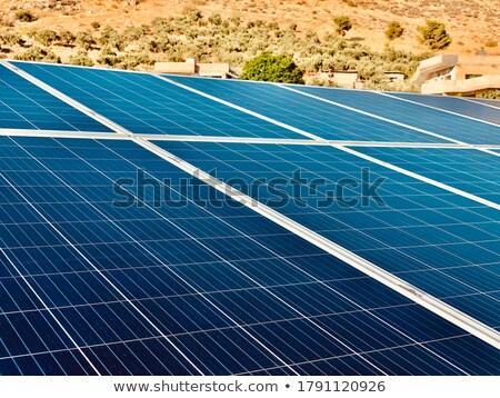 Stock photo: Solar Photovoltaics Panels