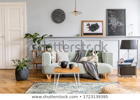 Stock fotó: Living Room Dining Design Home Interior