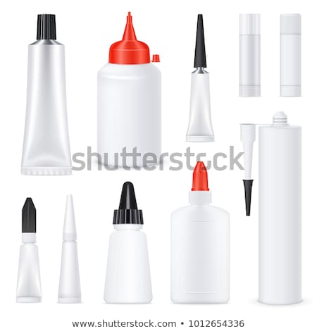 Stock photo: White Tube Of Super Glue