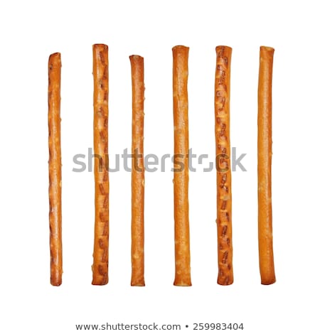 Stockfoto: Salted Pretzel Sticks Isolated On White