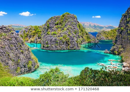 Stock fotó: Amazing Turquoise Waters In El Nido Philippines