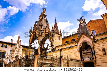 Foto stock: Ark Of Cansignorio From The Scala Family Monumental Tomb In Vero