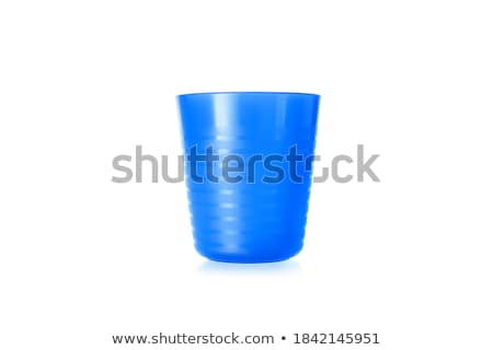Foto stock: Empty Glass Isolated On A White Background