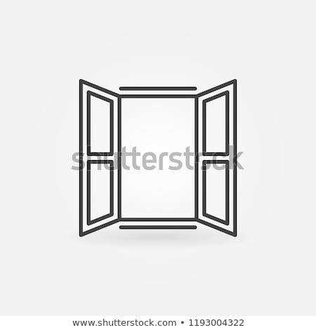 Stok fotoğraf: Vector Icon Window