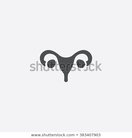 Stock photo: Black Silhouette Vector Icons For Gynecology