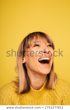 Stock fotó: Gorgeous Laughing Playful Young Woman