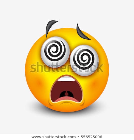 Foto stock: Emoji - Crazy Orange Isolated Vector