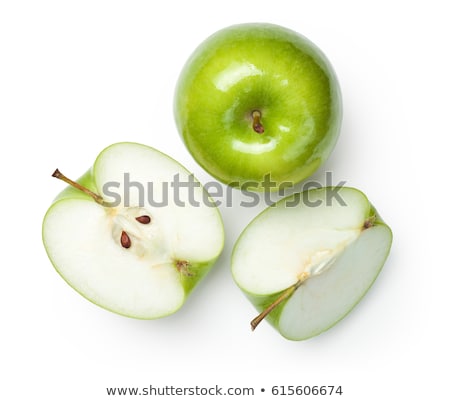 Foto stock: Three Green Apples