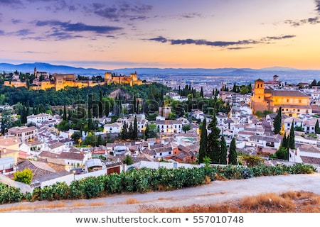 Foto stock: View Of Alhambra Granada Spain