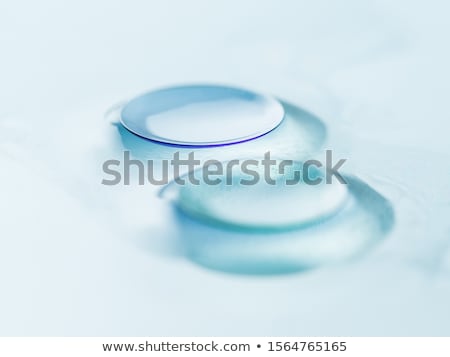 Foto stock: Hard Contact Lenses - Rigid Gas Permeable Contacts