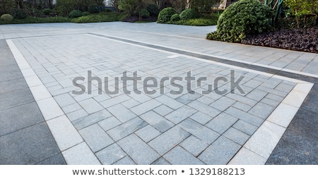 Imagine de stoc: Garden Brick Paver Path Walkway