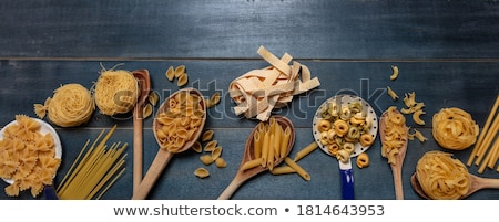 ストックフォト: Assortment Of Raw Pasta