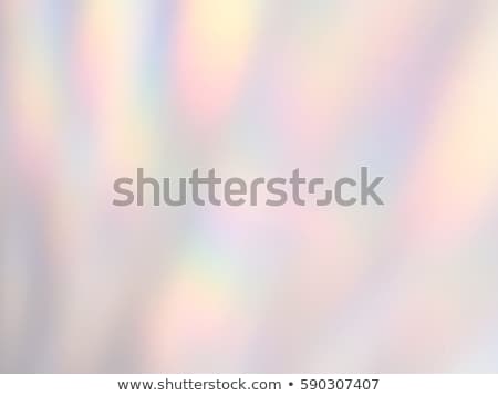 Stock fotó: Bokeh Soft Pastel White Background With Blurred Rainbow Lights