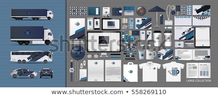 Stockfoto: Set Of Stationery And Books