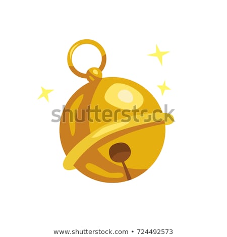 Foto stock: Christmas Vintage Greeting Card With Jingle Bells