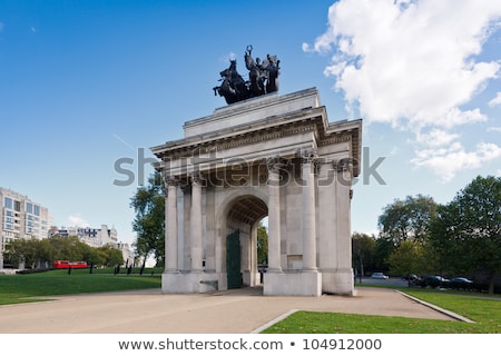 Stok fotoğraf: Wellington Arch Aka Constitution Arch Or The Green Park Arch I