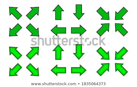 Сток-фото: Cross Circular Green Vector Web Button Icon