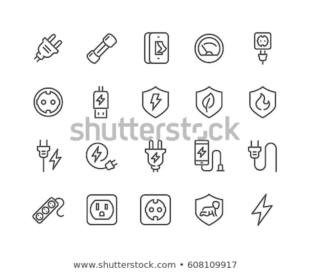 Stock photo: Plug Line Icon