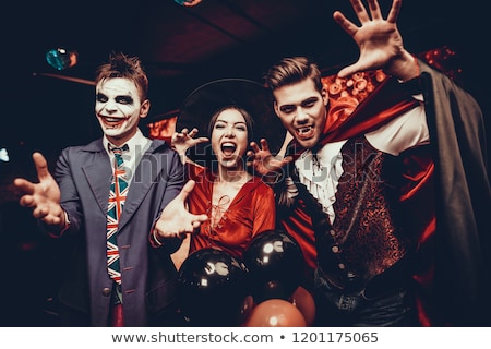 Stockfoto: Young Woman In Halloween Costume