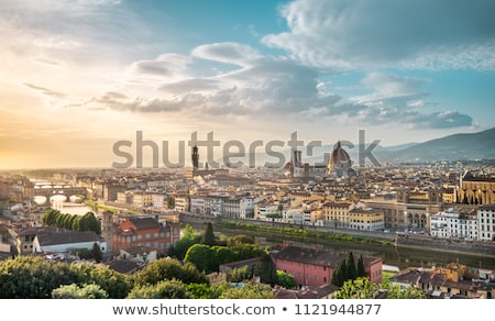 Stok fotoğraf: View Of Florence Italy