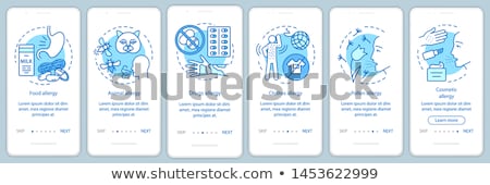 [[stock_photo]]: Drug Allergy Concept Vector Illustration