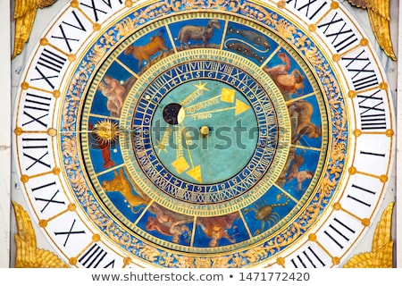 Stock photo: Zodiac Clock