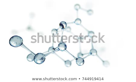 Foto stock: Molecule Structure