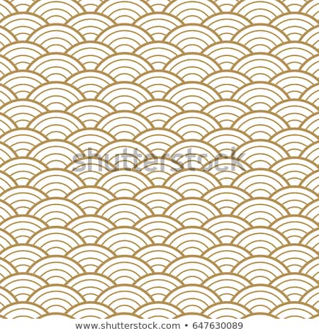 Stok fotoğraf: Oriental Waves Pattern