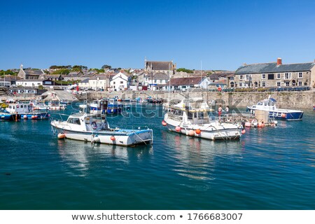 [[stock_photo]]: Cornish Coastline Porthleven