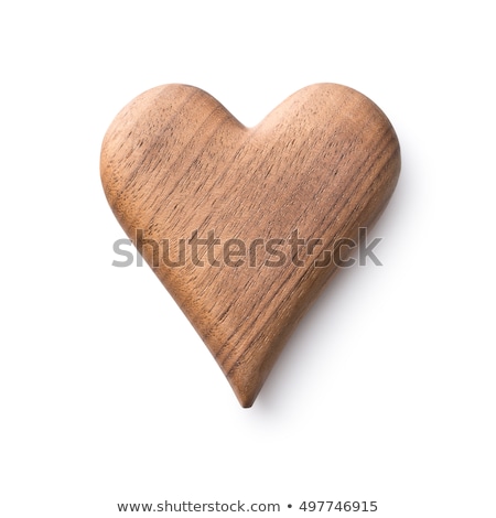 Stok fotoğraf: Wooden Hearts