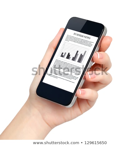 Stock photo: Businesswoman With Phone And Organizer