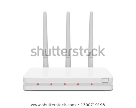 Stockfoto: White Wireless Router