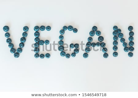 Foto d'archivio: Letters Made Of Vegetables