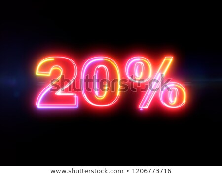 Stock photo: 20 Percent Sign