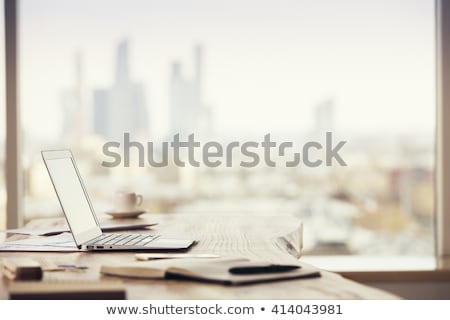 Stock photo: Office Workplace Table With Reports