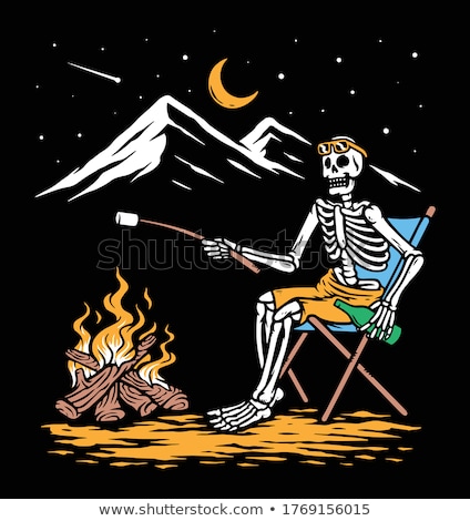 Foto stock: Dead Campfires