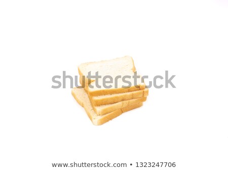 Zdjęcia stock: Fresh Loaf Of White Bread On White Background Traditional Bakery Heritage