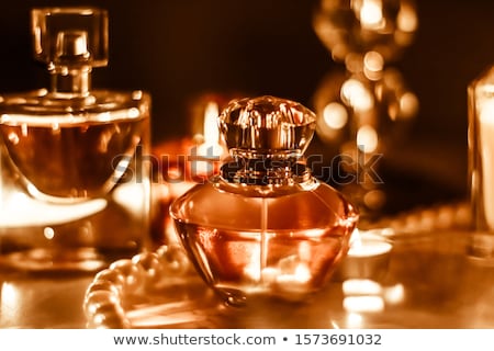 Stok fotoğraf: Perfume Bottle And Vintage Fragrance On Glamour Vanity Table At