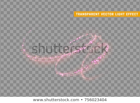 Stock fotó: Red Sparkles Abstract Luminous Particles Sparkling Stardust On A Dark Background Flying Christmas